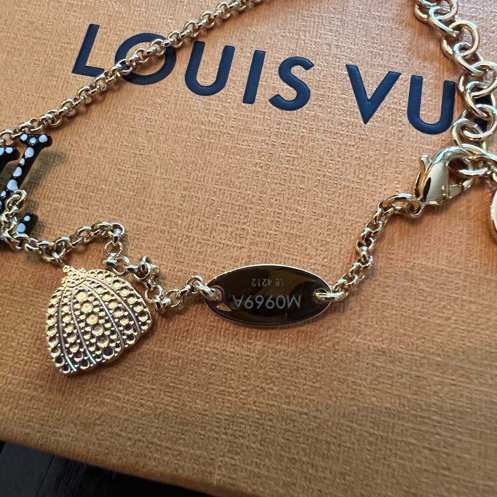 Louis Vuitton x Yayoi Kusama Collaboration Infinity Dots Bracelet M0969A  RARE - Picture 5 of 9